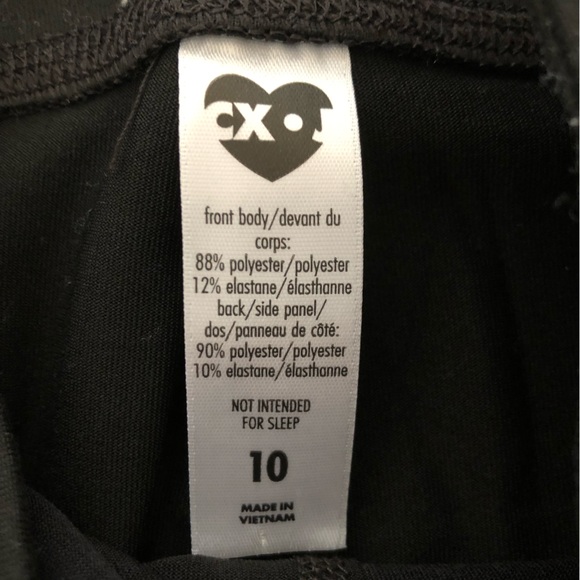 NWOT Justice Faux leather spandex and cotton leggings. - Picture 8 of 9